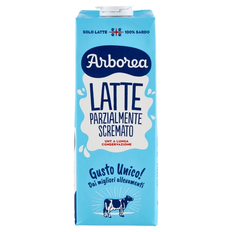 Arborea Latte Parzialmente Scremato UHT a Lunga Conservazione 1000 ml
